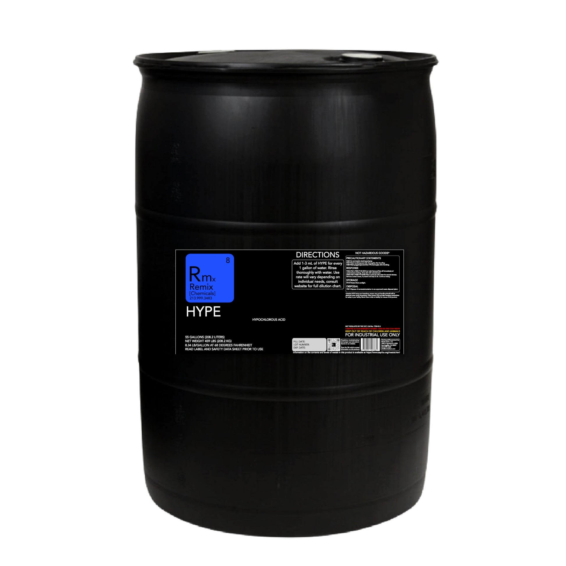 CLEAN HYPE HYPOCHLOROUS ACID HOCL - 55 GALLON